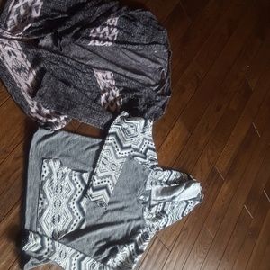 Justice cardigan and Arizona pullover size 12/14